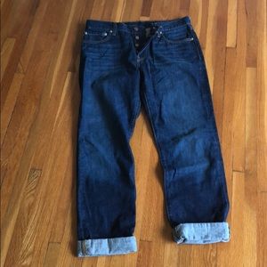 Barley worn, Boyfriend Levi’s